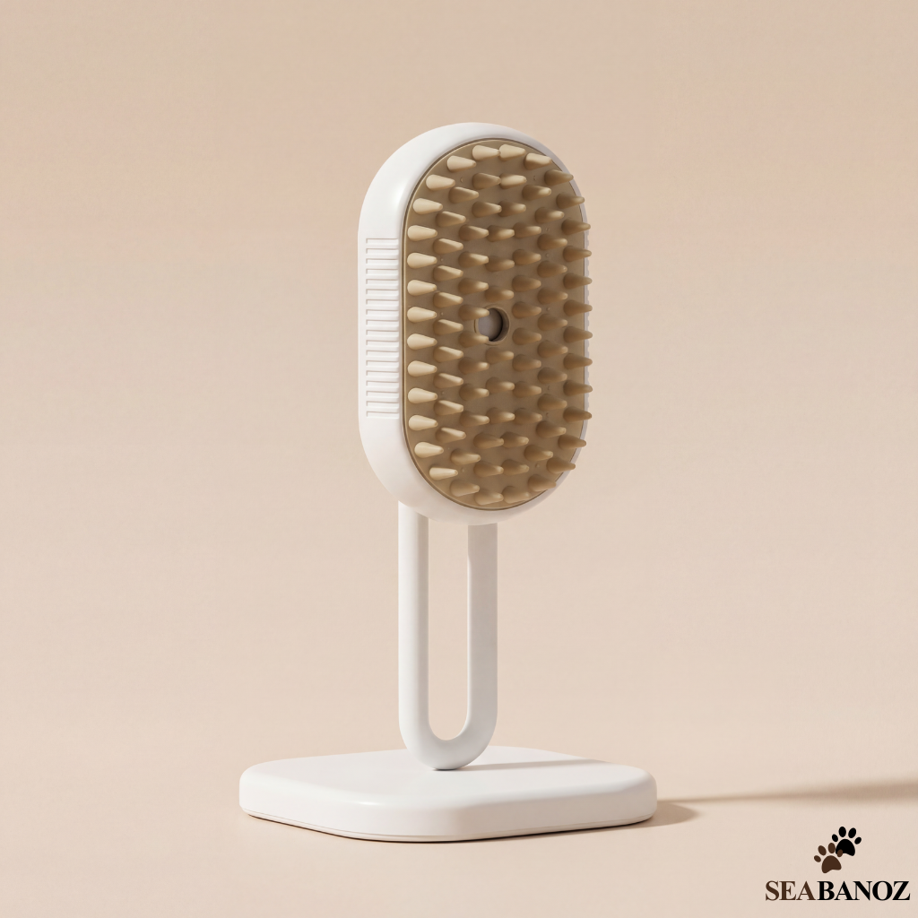 SteamyPfote™ – Die stressfreie Dampfbürste für dein Haustier