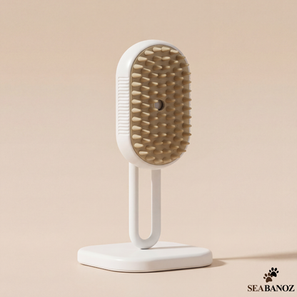 SteamyPfote™ – Die stressfreie Dampfbürste für dein Haustier