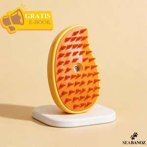 SteamyPfote™ – Die stressfreie Dampfbürste für dein Haustier