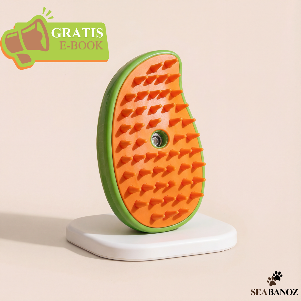 SteamyPfote™ – Die stressfreie Dampfbürste für dein Haustier