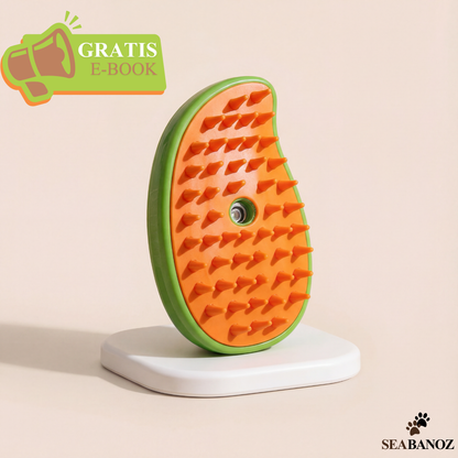 SteamyPfote™ – Die stressfreie Dampfbürste für dein Haustier