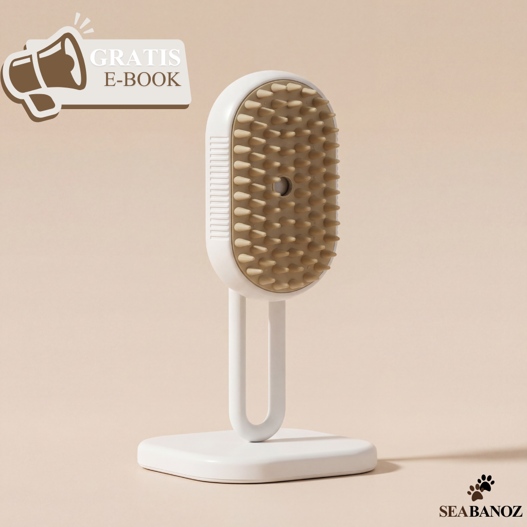 SteamyPfote™ – Die stressfreie Dampfbürste für dein Haustier