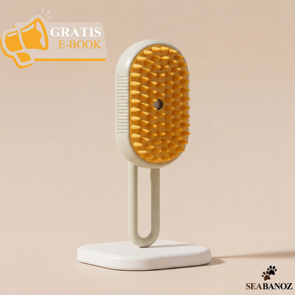 SteamyPfote™ – Die stressfreie Dampfbürste für dein Haustier