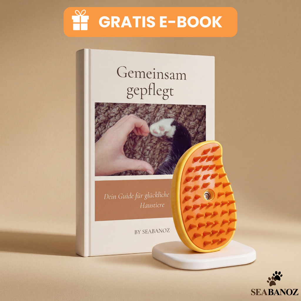 SteamyPfote™ – Die stressfreie Dampfbürste für dein Haustier